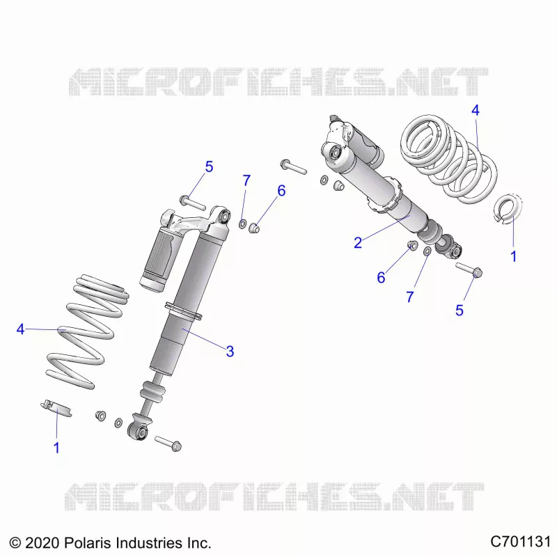 SUSPENSION, FRONT SHOCK MOUNTING