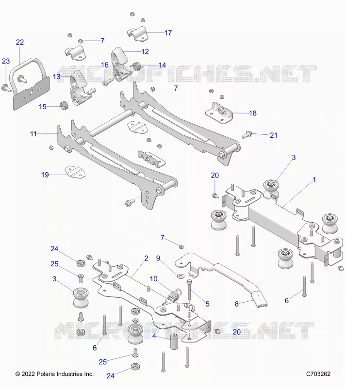 SITZ MOUNTING, FRONT