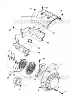 Gebläsegehäuse AND RÜCKZUG ANLASSER  Sport and Sport GT (4915451545027A)