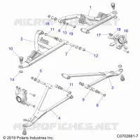 FRONT SUSPENSION CONTROL ARMS