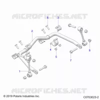 SUSPENSION, FRONT STABILISATORSTANGE