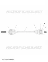 DRIVE TRAIN, HINTEN DRIVE SHAFT (TO 7/3/2017)