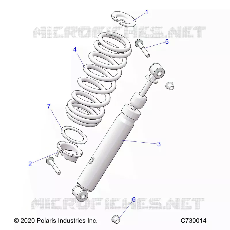 SUSPENSION, FRONT SHOCK MOUNTING