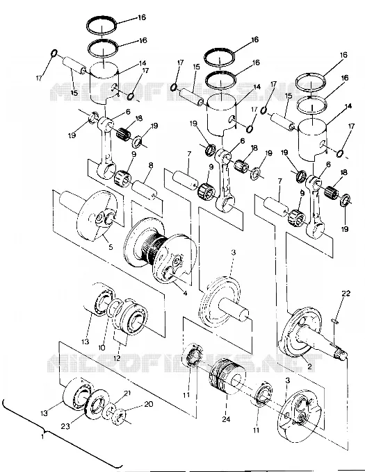 KOLBEN AND KURBELWELLE  650 (4915411541039A)