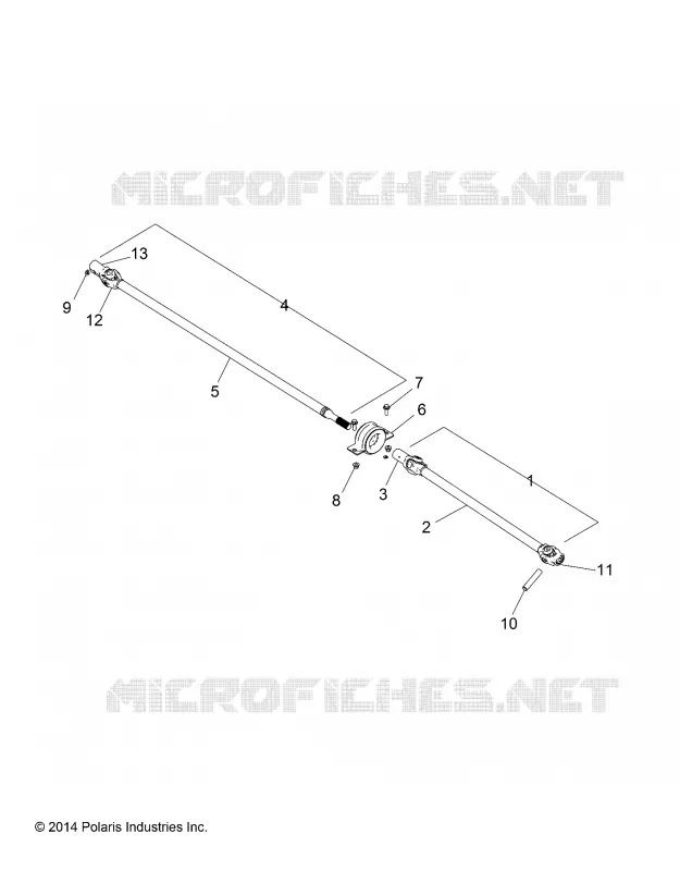 ANTRIEB, FRONT AND REAR PROP SHAFT