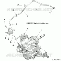 DRIVE TRAIN, MAIN GEARCASE MOUNTING
