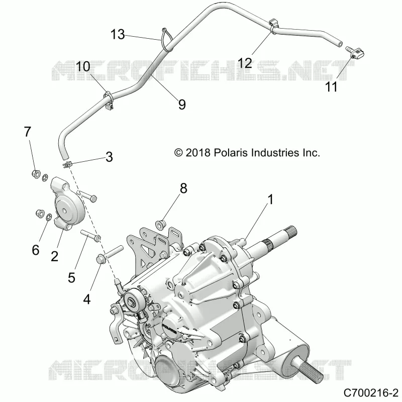 DRIVE TRAIN, MAIN GEARCASE MOUNTING