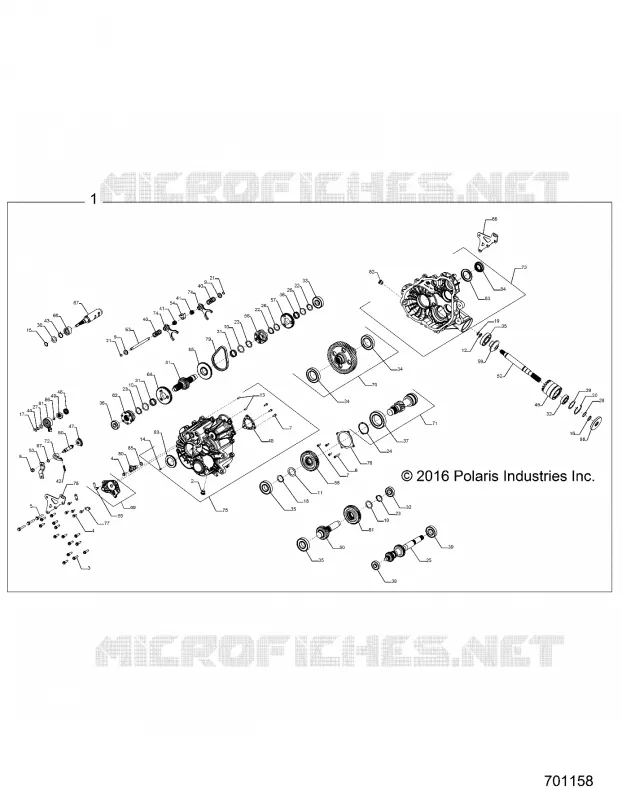 DRIVE TRAIN, MAIN GEARCASE INTERNALS