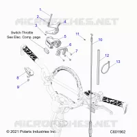 MOTOR, THROTTLE CONTROL ASM.