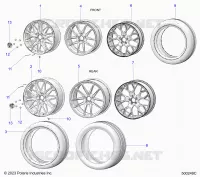 RADS, FRONT AND REAR