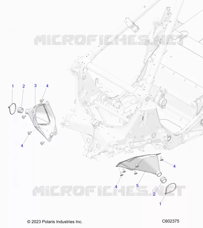 CHASSIS, TIE ROD BOOT ASM.