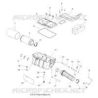 MOTOR, LUFTEINLASS SYSTEM