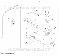 MOTOR, KUPPLUNGSHEBEL AND MASTER CYLINDER