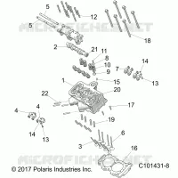 ZYLINDER HEAD, CAM AND VALVES