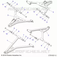 FRONT SUSPENSION CONTROL ARMS