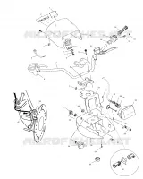 LENKER   SCHEINWERFER POD