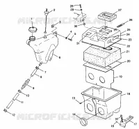 ÖLTANK/LUFTFILTERKASTEN  600 RMK 0980958 AND EUROPEAN 600 RMK E980958 (4944634463C004)