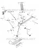 FRONT SUSPENSION AND SKI