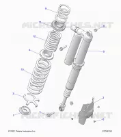 SUSPENSION, REAR SHOCK MOUNTING, ULTIMATE