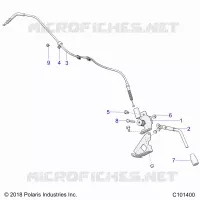 PARKBREMSE BRAKE HANDLE
