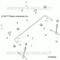 FRONT SUSPENSION STABILIZER BAR