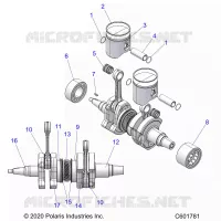 ENGINE, PISTON AND KURBELWELLE