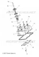 MOTOR, VENTILDECKEL