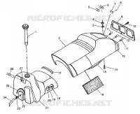 SITZ   GASBEHÄLTER 600 XC 0971776 and EUROPEAN 600 XC E971776 (4937933793A006)