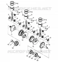 KURBELWELLE   KOLBEN  SLX 780 B954287 (4933953395C001)