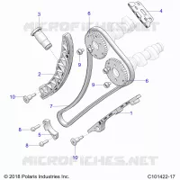CAM CHAIN AND SPROCKET