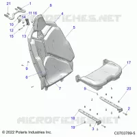 SITZ ASM.,REAR