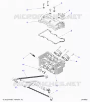 ENGINE, THROTTLE BODY AND VENTILDECKEL 