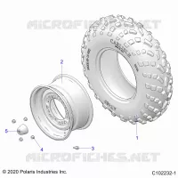 RADS, FRONT TIRE