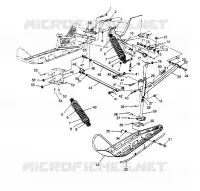 FRONT SUSPENSION AND SKI  500 EFI 0952774, EFI SKS 0952574,   EFI SKS PT 09 (4929052905B003)