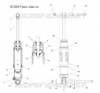 HINTER TRACK SCHOCK (INDY SP)(7043177)