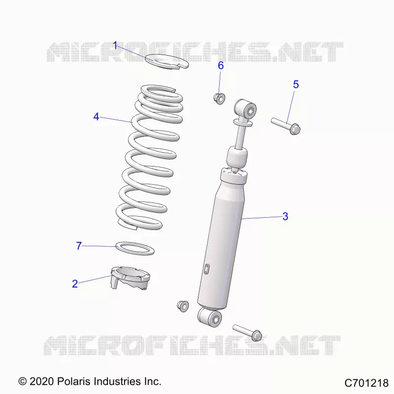 SUSPENSION, FRONT SHOCK MOUNTING