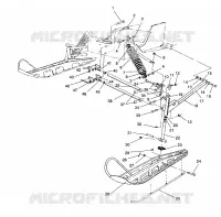 FRONT SUSPENSION AND SKI WIDETRAK GT / X932061 (4924722472011A)