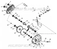 GETRIEBEGEHÄUSE  Scrambler 500 W97BC50A (4943074307C009)