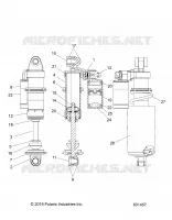 SUSPENSION, FRONT SHOCK TRACK (7044878)