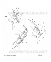 CHASSIS, CLUTCH GUARD AND FOOTRESTS