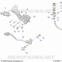 BRAKES, BRAKE PEDAL AND MASTER CYLINDER