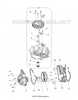MOTOR, STATOR COVER and SCHWUNGRAD
