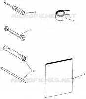 TOOL KIT LITE GT 0973133 AND EUROPEAN LITE GT E973133 (4938253825A014)