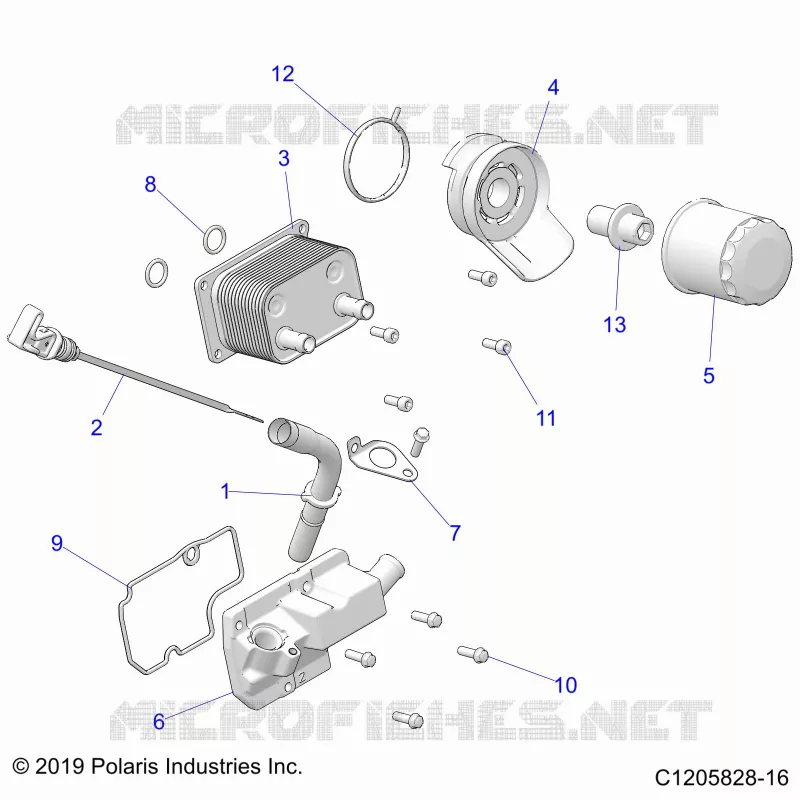 ENGINE, DIPSTICK & OIL FILTER