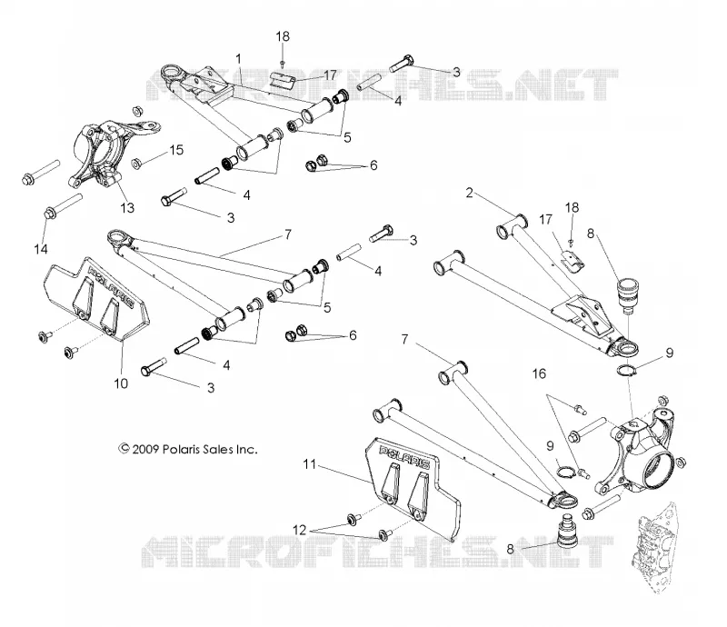 FRONT SUSPENSION CONTROL ARMS
