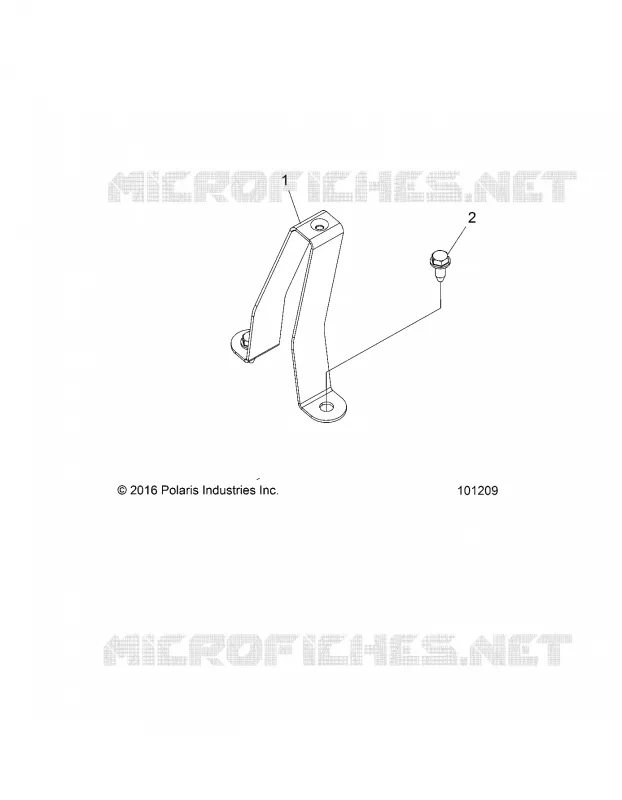 CHASSIS, FUEL TANK SUPPORT BRACKET