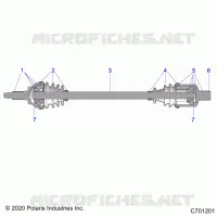 ANTRIEB, FRONT HALF SHAFT