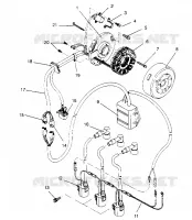 MAGNETO ASSEMBLY XLT TOURING  0952857 AND EUROPEAN XLT TOURING  E952857 (4929172917C014)