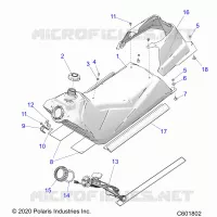KRAFTSTOFFSYSTEM, FUEL TANK ASM.