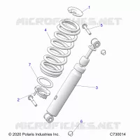 SUSPENSION, FRONT SHOCK MOUNTING